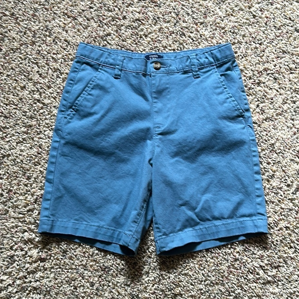 Kids Beautiful Blue Khaki Shorts Size YM (12)